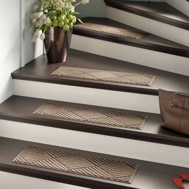 Bungalow Flooring Waterhog Diamond Stair Tread & Reviews Wayfair